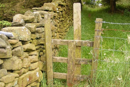 Impossible stile at Banks End Farm