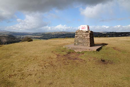 Photo from the walk - Pen-y-Crug hill fort from Brecon