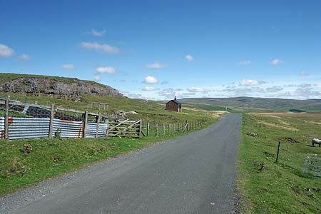 The road from Cow Green to langdon Beck