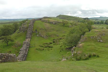 Hadrian's Wall - looking east from Walltown