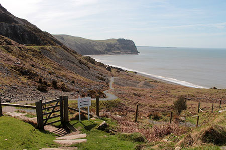 North Wales Coast Path at Nant Gwrtheyrn, Llŷn Peninsula
