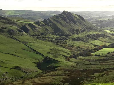 Photo from the walk - The Dragon's Back (Chrome Hill) from Hollinsclough