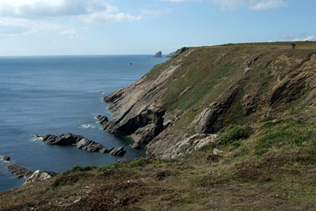The southern cliffs of Wooltack Point, Marloes Peninsula