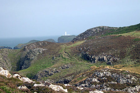 Pembrokeshire Coast Path south of Strumble Head