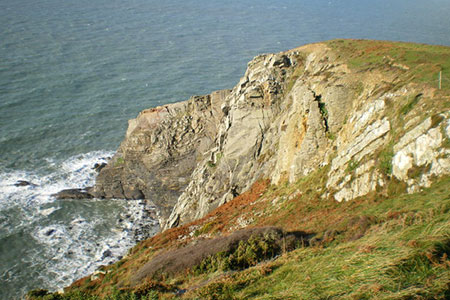 Cliffs at Cemaes Head, Pembrokeshire Coast Path