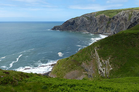 Pen yr Afr on the Pembrokeshire coast south of Cemaes Head