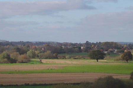 Site of Battle of Worcester, 1651, from Ketch Viewpoint