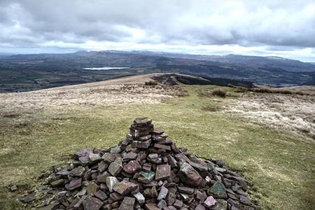 Photo from the walk - Pen y Bryn from Pencelli