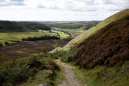 The Hole of Horcum from Saltergate, North York Moors