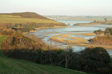 Photo from the walk - Padstow from Little Petherick