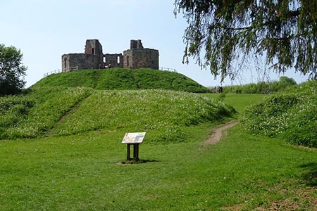 The remains of Stafford Castle