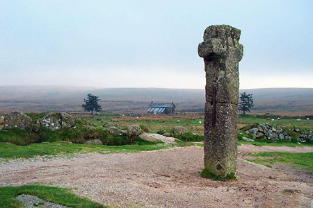 Nun's Cross south of Princetown, Dartmoor