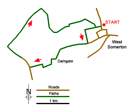Walk 3608 Route Map